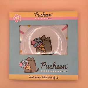 Pusheen Box Exclusive- 10 Year Anniversary of Pusheen Plates